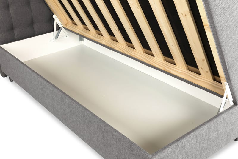 Sängpaket Suset Box Bed 180x200 - Grå - Möbler - Säng - Enkelsäng
