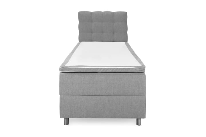 Sängpaket Suset Box Bed 90x200 - Ljusgrå - Komplett sängpaket - Säng med förvaring