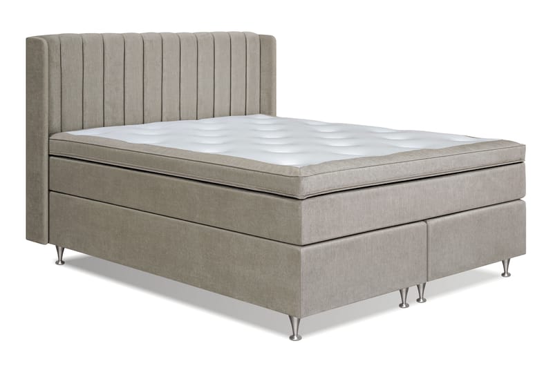 Sängpaket Paraiso Kontinentalsäng Fast/Medium - 180x200 cm Beige (+Fler val) - Komplett sängpaket - Kontinentalsäng