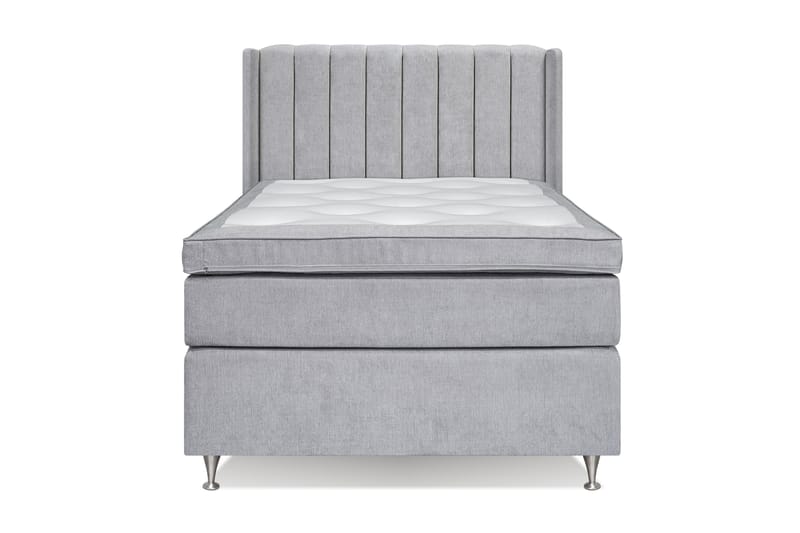 Sängpaket Paraiso Kontinentalsäng Medium - 140x200 cm Ljusgrå (+Fler val) - Komplett sängpaket - Kontinentalsäng