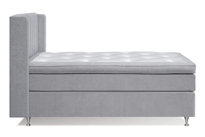 Sängpaket Paraiso Kontinentalsäng Medium - 140x200 cm Ljusgrå (+Fler val) - Komplett sängpaket - Kontinentalsäng