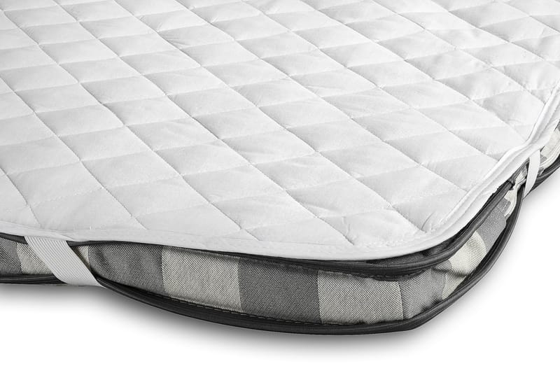 Sängpaket Paraiso Kontinentalsäng Fast/Medium + Madrasskydd - 160x200 cm Ljusgrå (+Fler val) - Möbler - Säng - Kontinentalsäng
