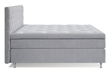 Sängpaket Paraiso Kontinentalsäng Fast/Medium + Madrasskydd - 160x200 cm Ljusgrå (+Fler val) - Möbler - Säng - Kontinentalsäng