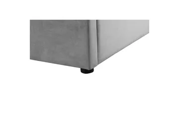 Sängram & Sängstomme Loft24 Hamar Sängram Grå 200x180 - Möbler - Säng - Sängram & sängstomme