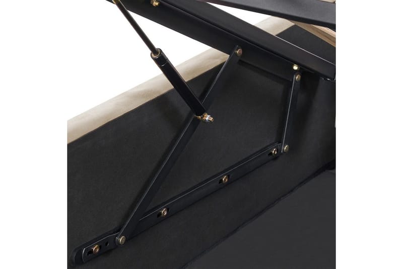 Sängram & Sängstomme Säng med förvaring Rochefort Beige 160x200 - Möbler - Säng - Säng med förvaring