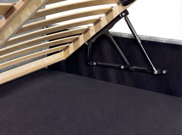 Sängram Deylinor 140x200 cm med Lyftförvaring - grå - Möbler - Säng - Säng med förvaring