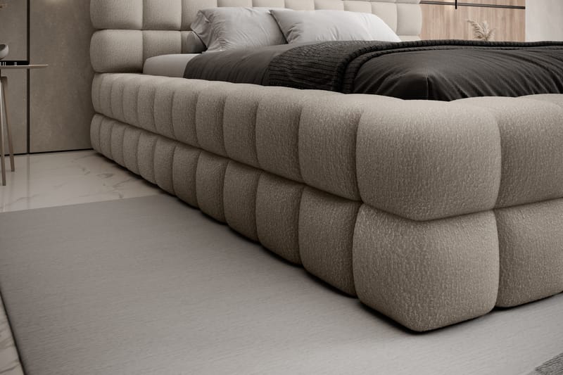 Sängram Dizzle 140x200 cm - Beige - Möbler - Säng - Sängram & sängstomme