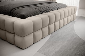 Sängram Dizzle 140x200 cm - Beige - Möbler - Säng - Sängram & sängstomme