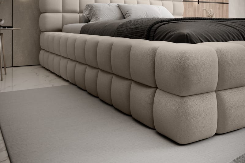 Sängram Dizzle 140x200 cm - Beige - Möbler - Säng - Sängram & sängstomme