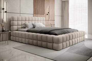 Sängram Dizzle 140x200 cm - Beige - Möbler - Säng - Sängram & sängstomme