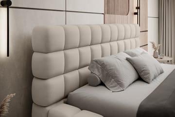 Sängram Dizzle 140x200 cm - Beige - Möbler - Säng - Sängram & sängstomme