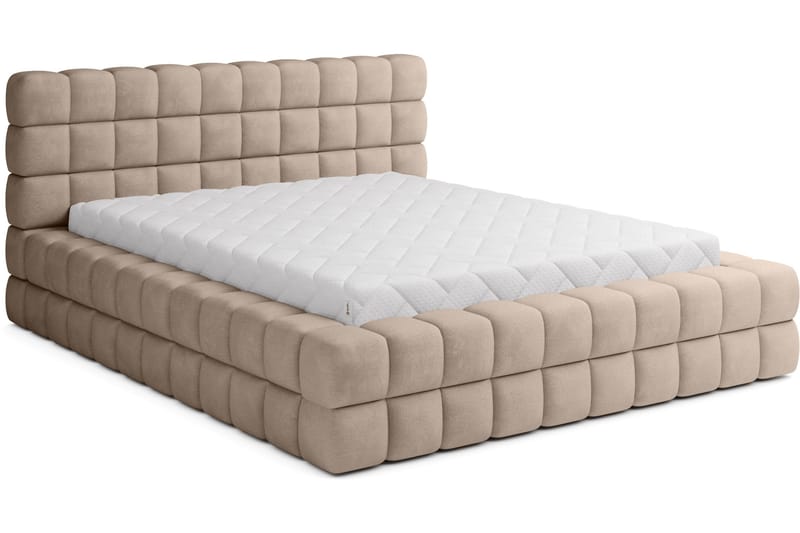 Sängram Dizzle 140x200 cm - Beige - Möbler - Säng - Sängram & sängstomme