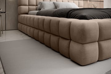 Sängram Dizzle 140x200 cm - Beige - Möbler - Säng - Sängram & sängstomme