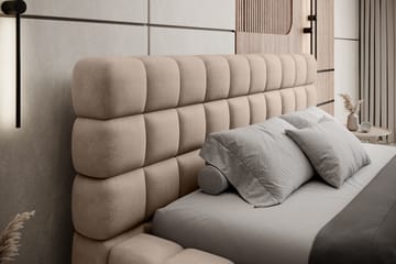 Sängram Dizzle 140x200 cm - Beige - Möbler - Säng - Sängram & sängstomme