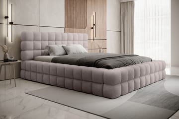 Sängram Dizzle 140x200 cm - Rosa - Möbler - Säng - Sängram & sängstomme