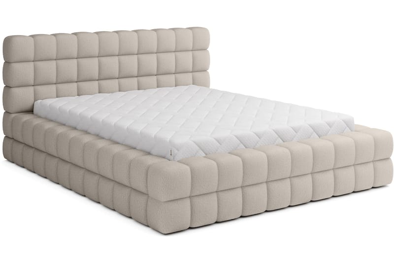 Sängram Dizzle 160x200 cm - Beige - Möbler - Säng - Sängram & sängstomme