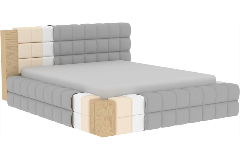Sängram Dizzle 160x200 cm - Beige - Möbler - Säng - Sängram & sängstomme