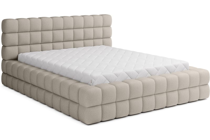 Sängram Dizzle 160x200 cm - Beige - Möbler - Säng - Sängram & sängstomme