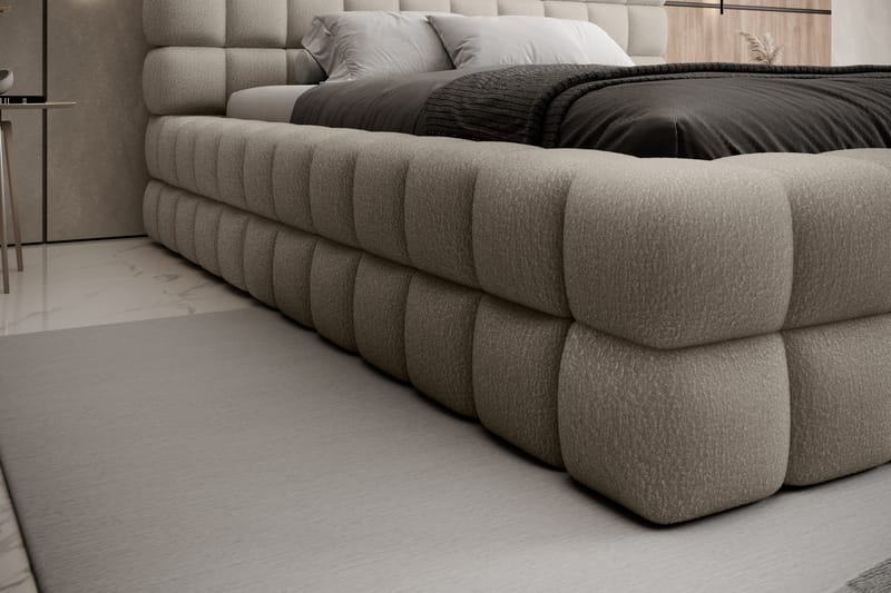 Sängram Dizzle 160x200 cm - Beige - Möbler - Säng - Sängram & sängstomme