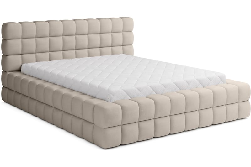 Sängram Dizzle 160x200 cm - Beige - Möbler - Säng - Sängram & sängstomme