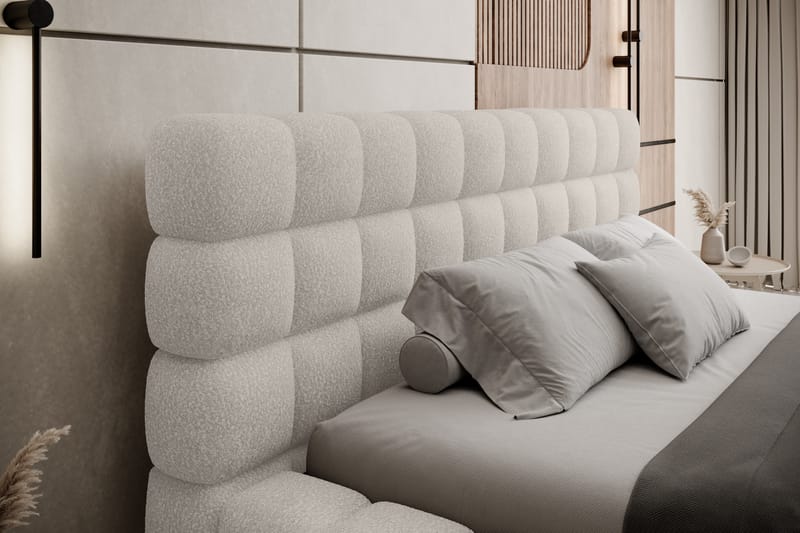 Sängram Dizzle 160x200 cm - Beige - Möbler - Säng - Sängram & sängstomme