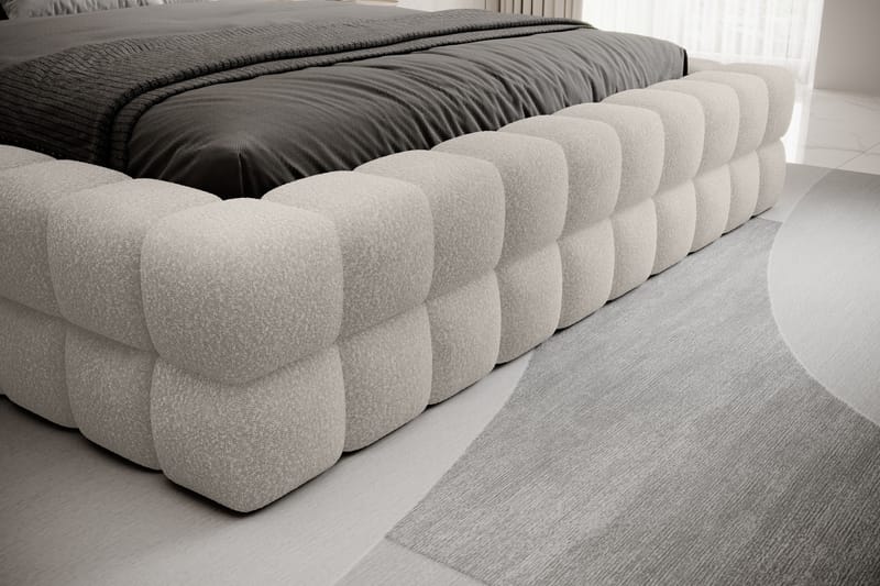 Sängram Dizzle 160x200 cm - Beige - Möbler - Säng - Sängram & sängstomme