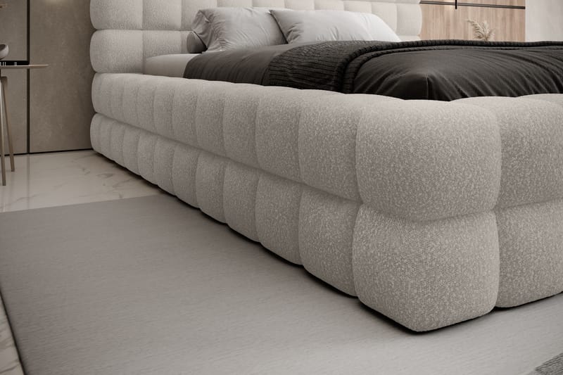 Sängram Dizzle 160x200 cm - Beige - Möbler - Säng - Sängram & sängstomme