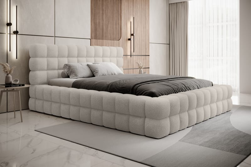 Sängram Dizzle 160x200 cm - Beige - Möbler - Säng - Sängram & sängstomme