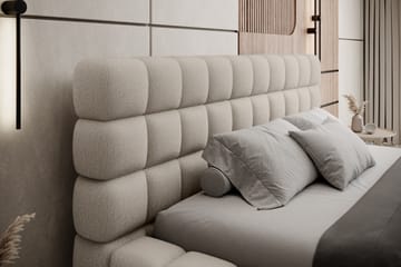 Sängram Dizzle 160x200 cm - Beige - Möbler - Säng - Sängram & sängstomme