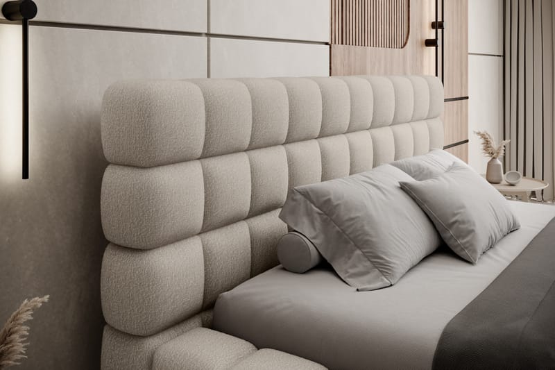 Sängram Dizzle 160x200 cm - Beige - Möbler - Säng - Sängram & sängstomme