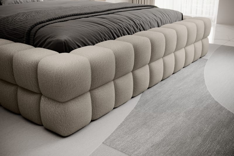 Sängram Dizzle 160x200 cm - Beige - Möbler - Säng - Sängram & sängstomme