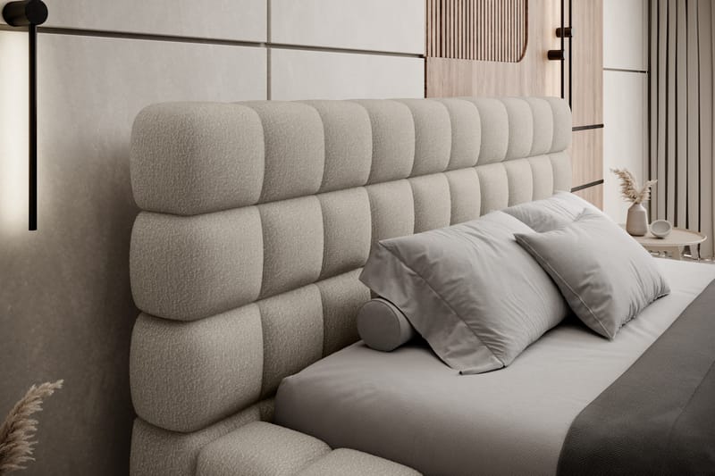 Sängram Dizzle 160x200 cm - Beige - Möbler - Säng - Sängram & sängstomme