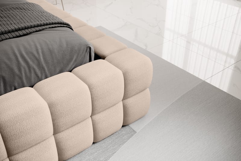 Sängram Dizzle 160x200 cm - Beige - Möbler - Säng - Sängram & sängstomme