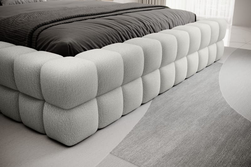 Sängram Dizzle 160x200 cm - Vit - Möbler - Säng - Sängram & sängstomme