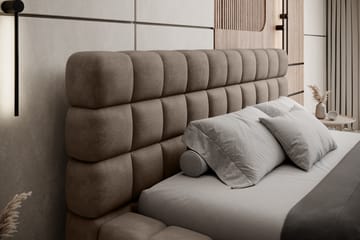Sängram Dizzle 180x200 cm - Mörkbeige - Möbler - Säng - Sängram & sängstomme