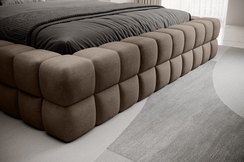 Sängram Dizzle 180x200 cm - Mörkbeige - Möbler - Säng - Sängram & sängstomme