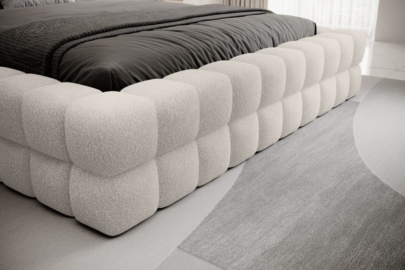 Sängram Dizzle 180x200 cm - Vit - Möbler - Säng - Sängram & sängstomme