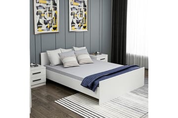 Sängram Fruitland Sängram Vit - 165 x 72 x 204 cm - Möbler - Säng - Sängram & sängstomme