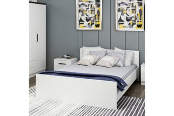 Sängram Fruitland Sängram Vit - 165 x 72 x 204 cm - Möbler - Säng - Sängram & sängstomme