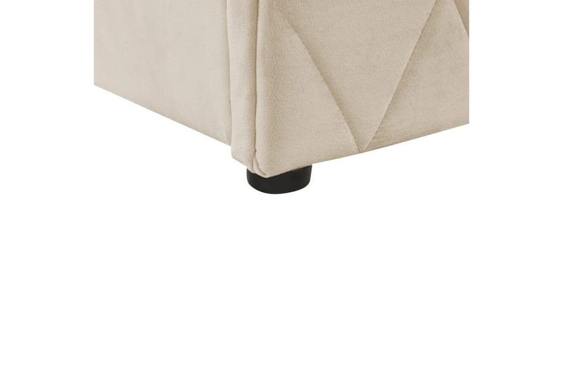 Sängram Säng med förvaring Rochefort Beige 160x200 - Möbler - Säng - Säng med förvaring