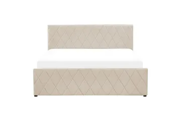Sängram Säng med förvaring Rochefort Beige 160x200 - Möbler - Säng - Säng med förvaring