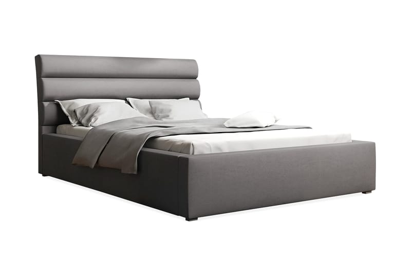 Adrianah Säng 120x200 cm - Grå - Möbler - Säng - Sängram & sängstomme