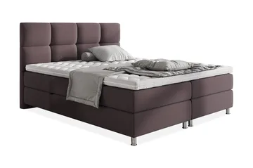 Adrianah Säng 200x200 cm - Grå/Vit - Möbler - Säng - Sängram & sängstomme