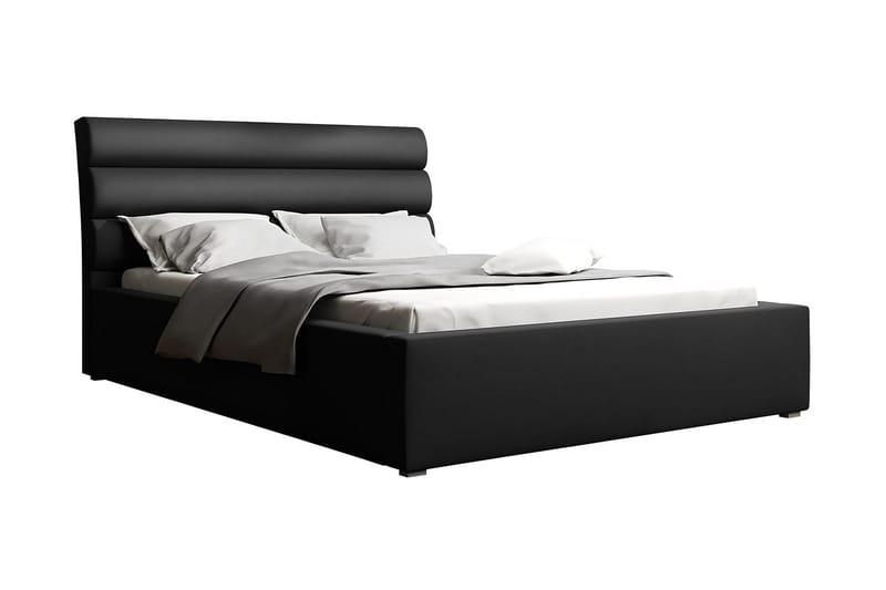 Adrianah Säng 200x200 cm, Svart