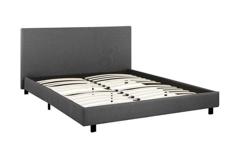 Albi Dubbelsäng 160x200 cm - Grå - Möbler - Säng - Sängram & sängstomme