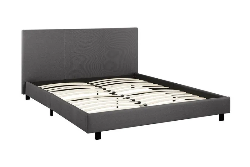 Albi Dubbelsäng 160x200 cm - Grå - Möbler - Säng - Sängram & sängstomme