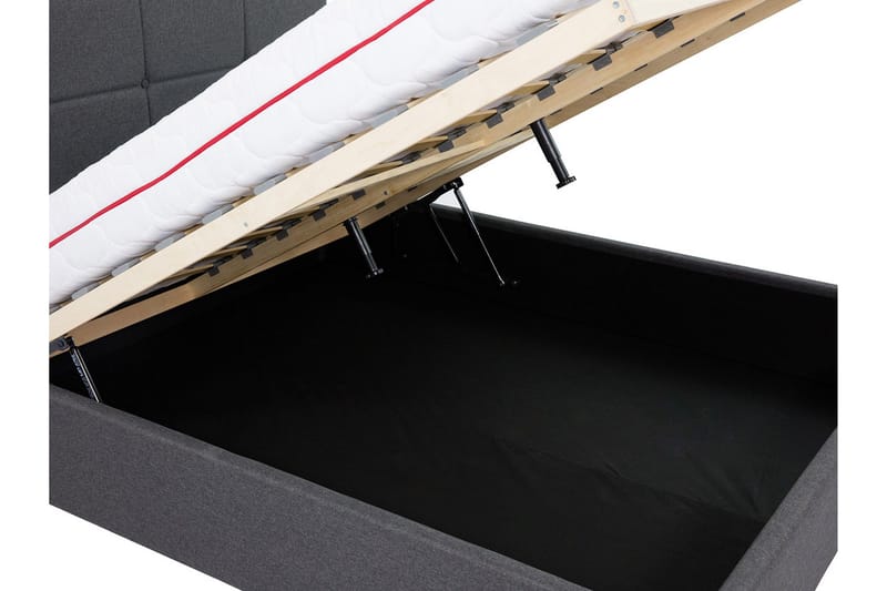 Allatessa Sängram 180x200 cmLED-belysning - Grå - Möbler - Säng - Sängram & sängstomme