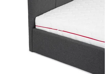 Allatessa Sängram 180x200 cmLED-belysning - Grå - Möbler - Säng - Sängram & sängstomme