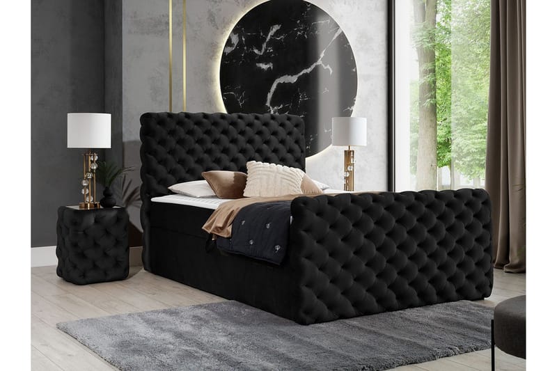 Almancil Sängram 160x200 cm - Möbler - Säng - Sängram & sängstomme