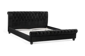 Avallon Dubbelsäng 180 200 cm - Svart - Möbler - Säng - Sängram & sängstomme